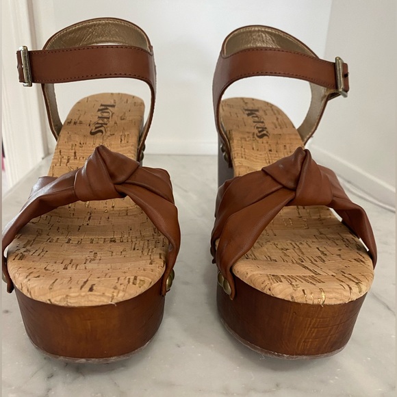 NWOT KORK EASE Leather Sandals - Picture 5 of 11